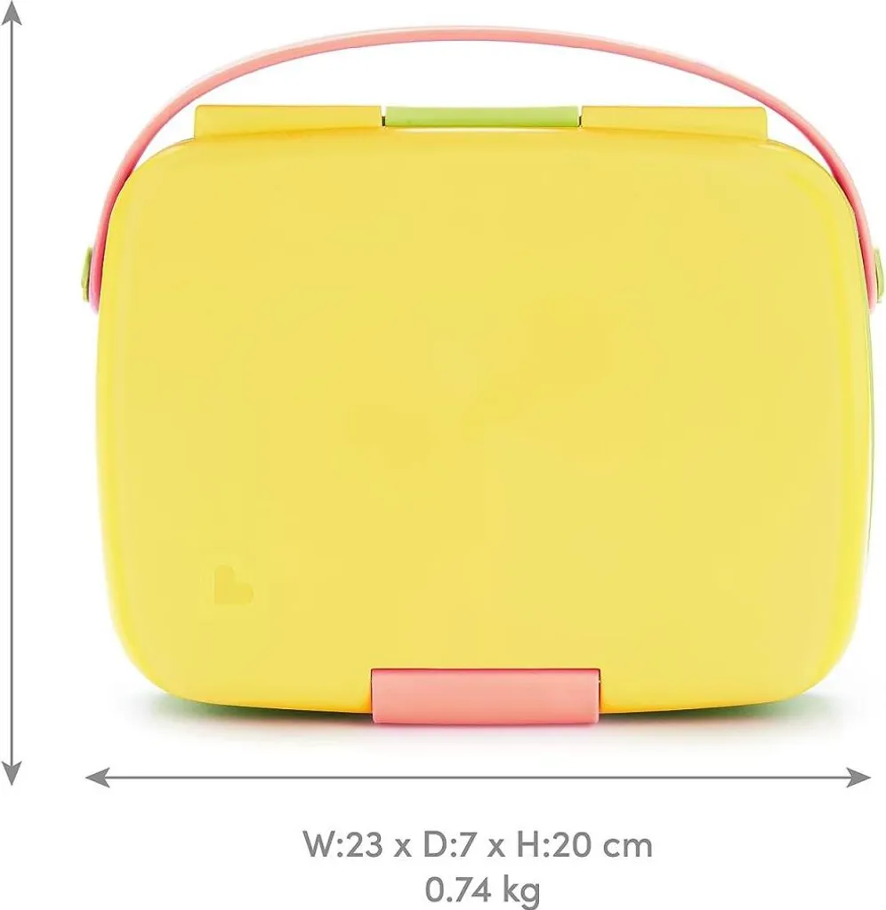 Munchkin Lunch Box Ergonomica 5 Scomparti | Kit Pranzo Completo Inox - 9