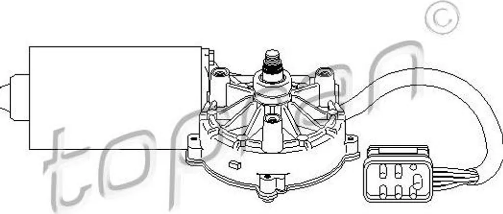 Moteur essuie-glace avant pour Mercedes Classe C W202 OE 2028205342