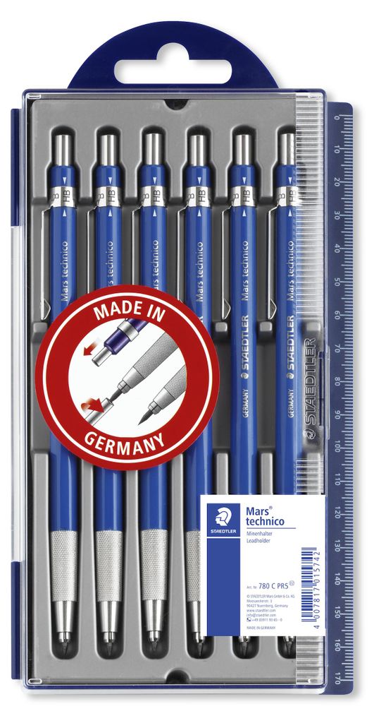 STAEDTLER Mars technico 780 Fallminenstift Kunststoffbox Produktbild 