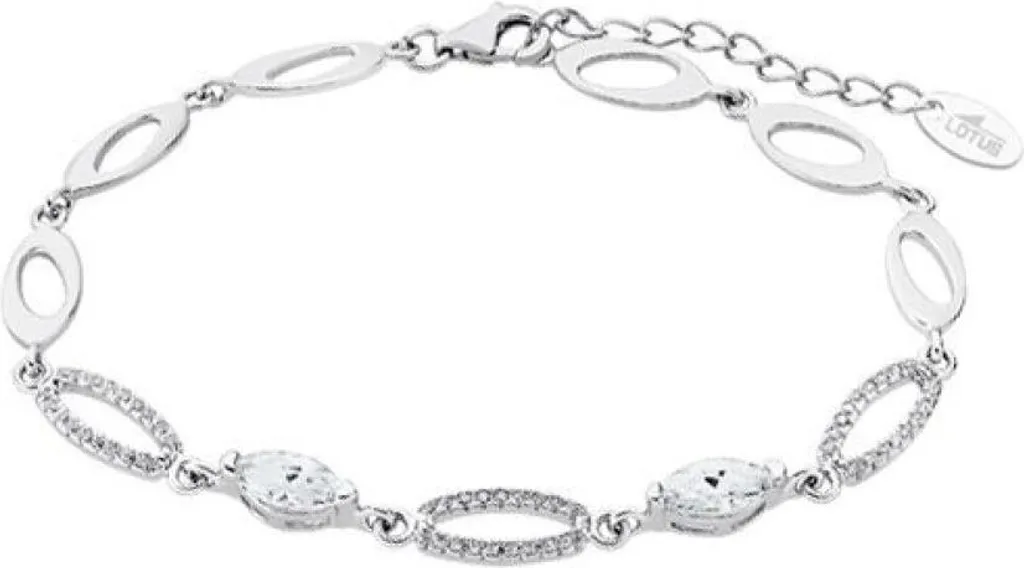 Bracelet Jonc Lotus Jewels LP1919-2/1 en Acier Argenté Qualité Luxe