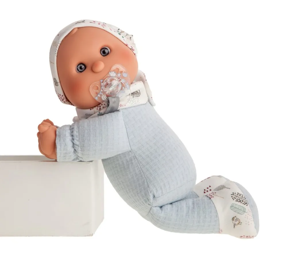Poupon Premier Âge Antonio Juan 36 cm avec Corps en Tissu Douillet