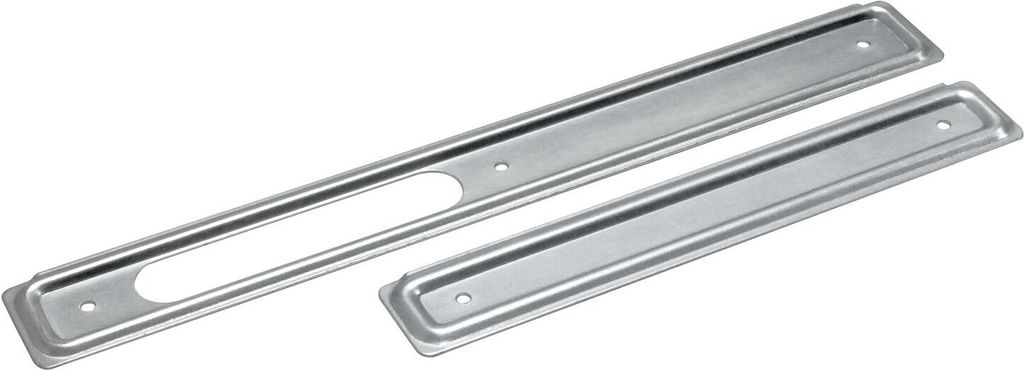 Set Scheuerleisten - rechts + links - Stahl, verzinkt - für Motortunnel KR51