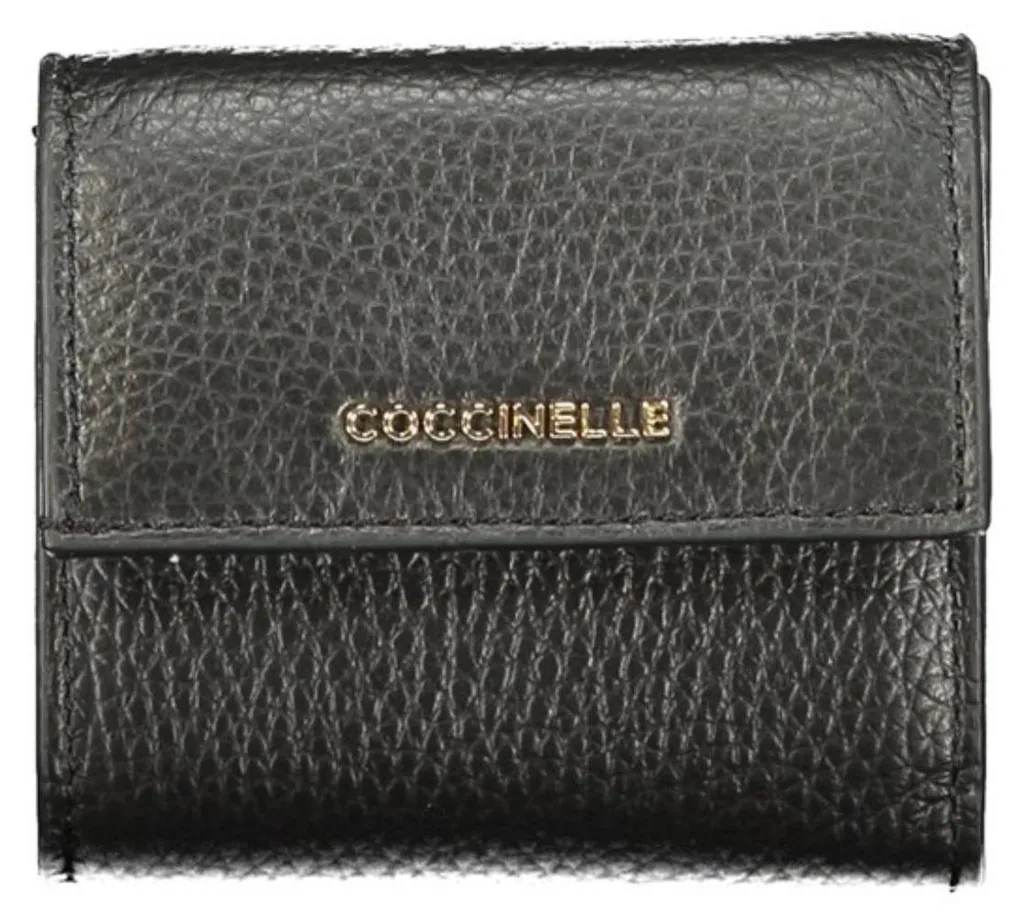 Coccinelle Portefeuilles E2MW511B801NE001 Noir - Compagnon Cuir Élégant