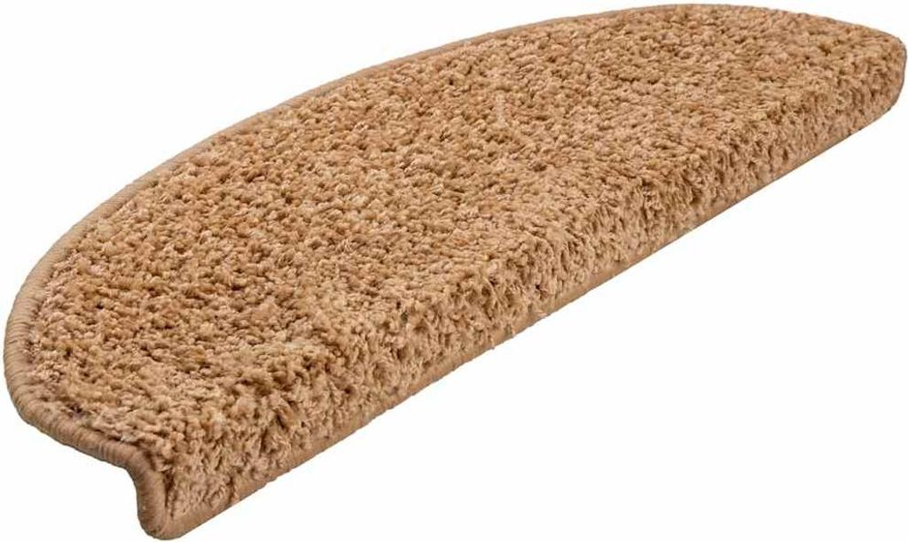 vidaXL Stufenmatten 20 Stk. 65x21x4 cm Beige Halbrund Groß
