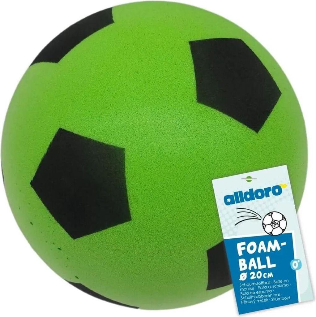 alldoro 63104 Schaumstoffball Grün, Ø 20 cm, extra weicher Produktbild 