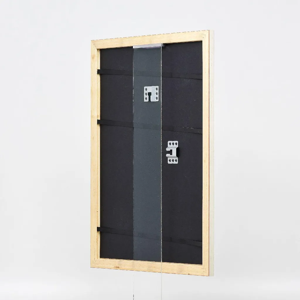 Effect Profil 43: Cornice 25x50 Argento Legno e Vetro Artistico - 11