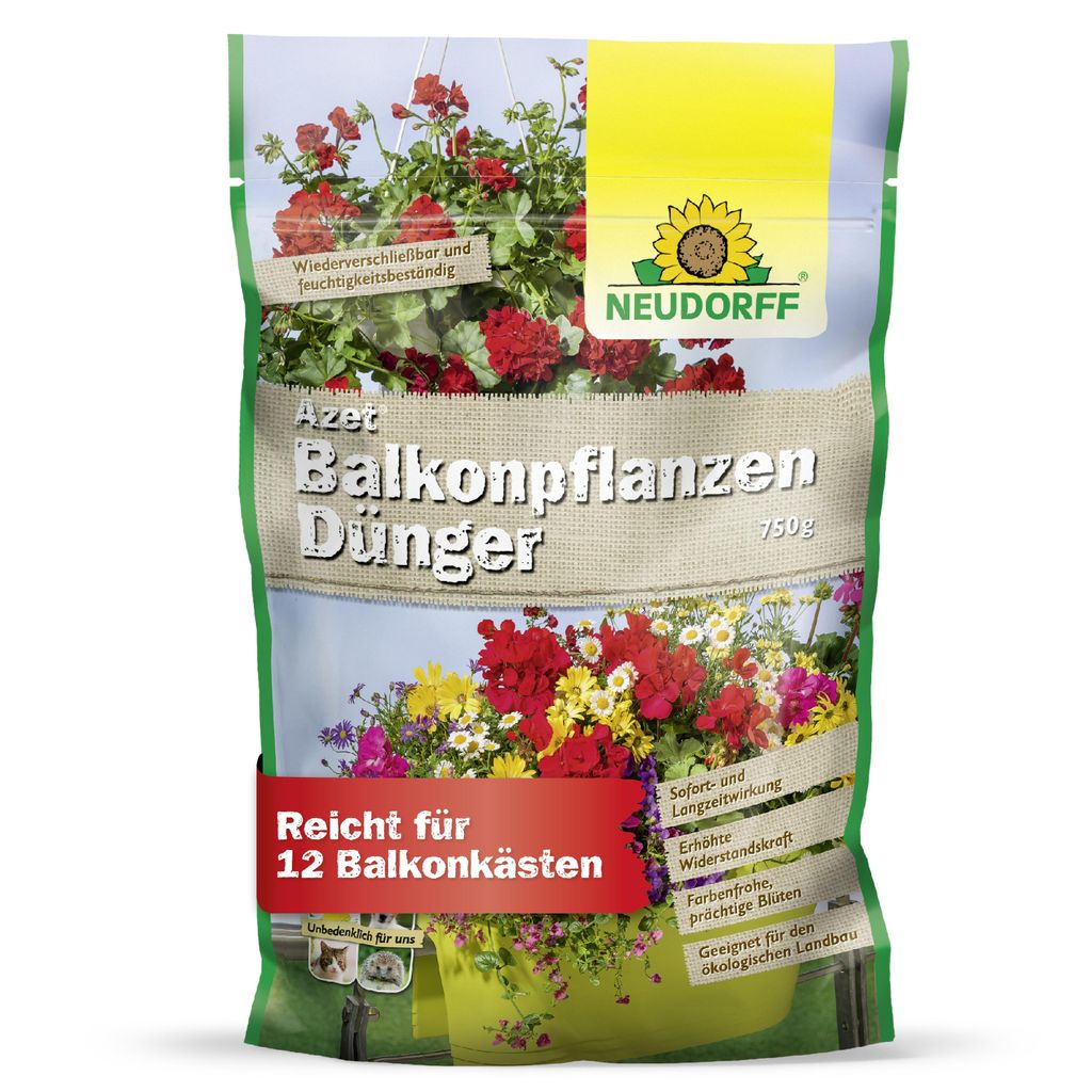 Neudorff Azet Balkon- & KübelpflanzenDünger 750 g für 12 Produktbild 