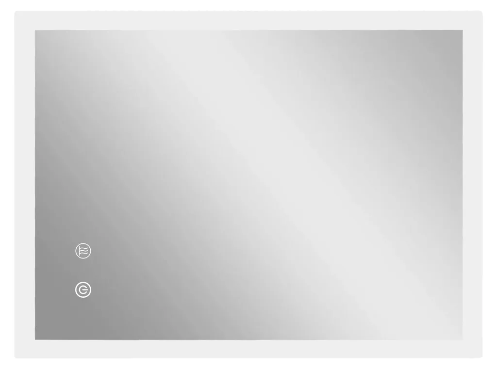 Miroir lumineux LED pour salle de bain avec fonction désembuage 70cm