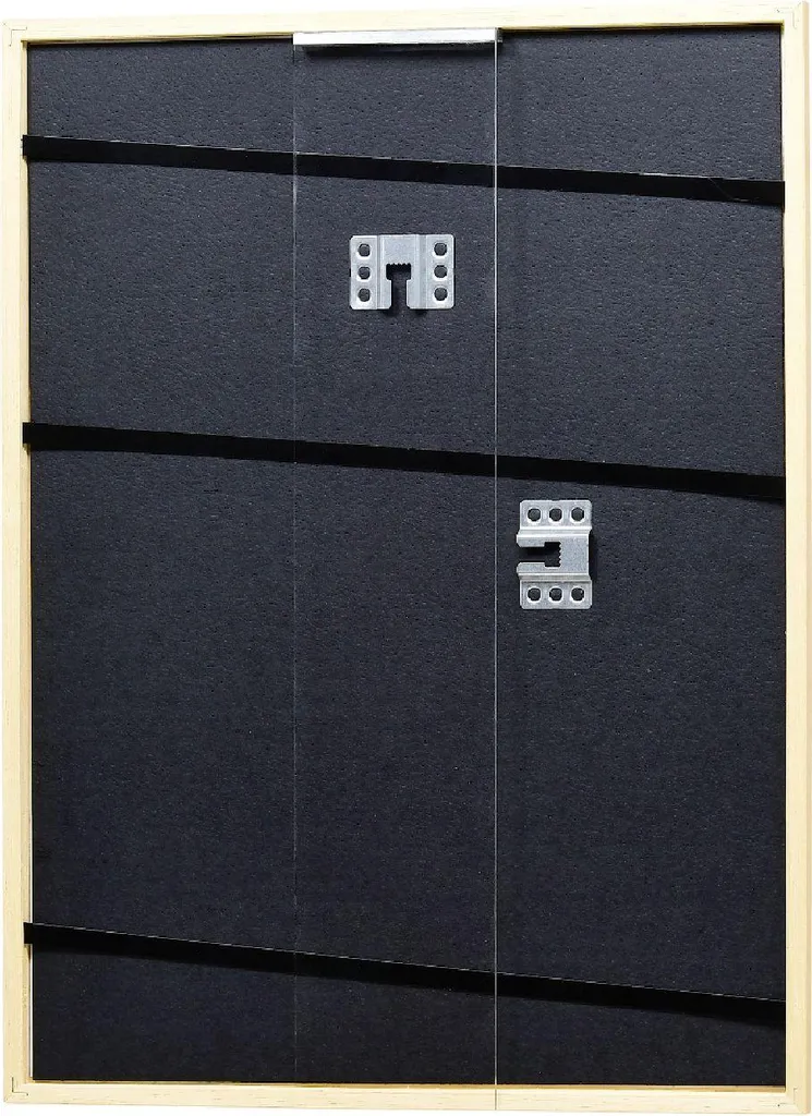 Cornice Moderna 25x50 in Legno Naturale | Profilo 20 e Vetro Invisibile - 2