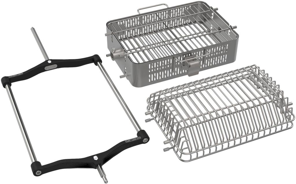Kamado Joe Joetisserie Korb-Set 3-teilig Edelstahl Zubehör