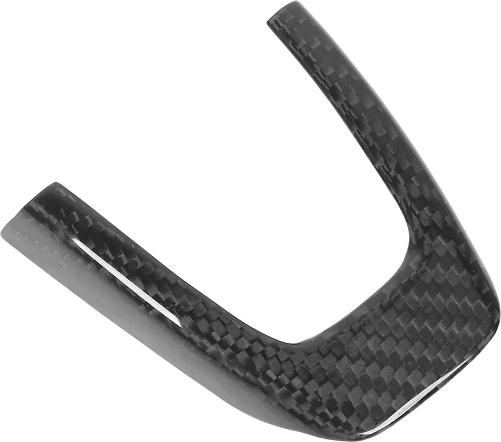 Cache Châssis de Volant Fiat 500 2012-2015 en Fibre de Carbone Style U