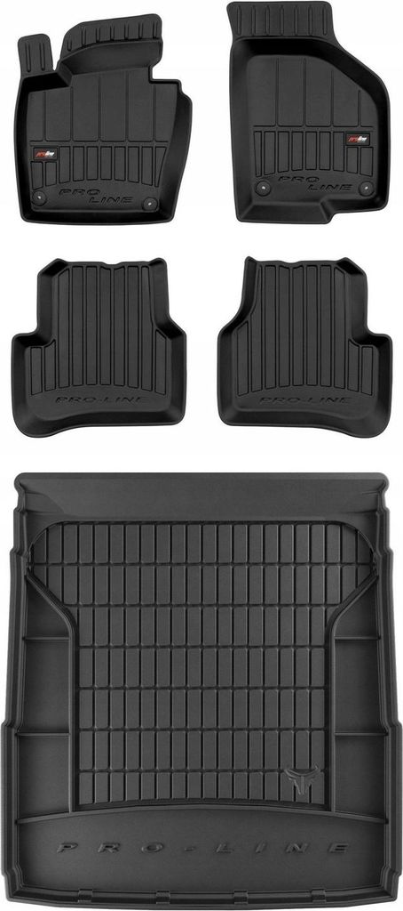 SET 3D Gummifußmatten VW Passat B7 Limousine 2010-2014