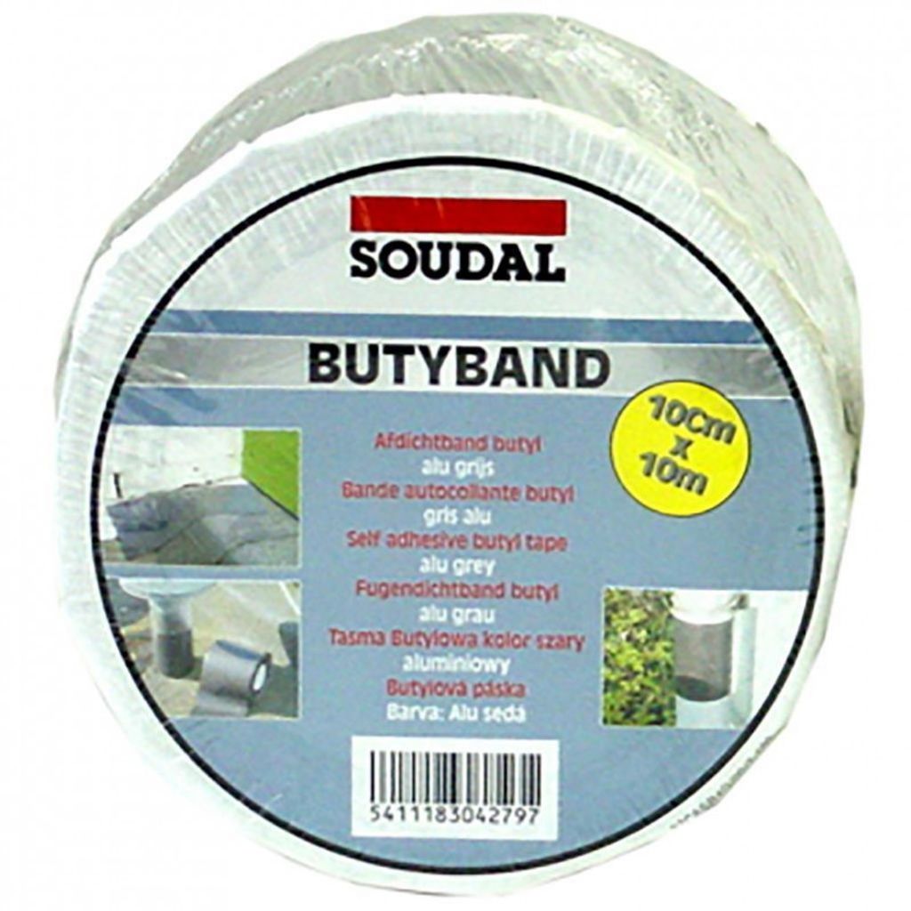 Butylband Butyl Anschlußband Alu Blei 0,6mm x 15cm x 10m blei