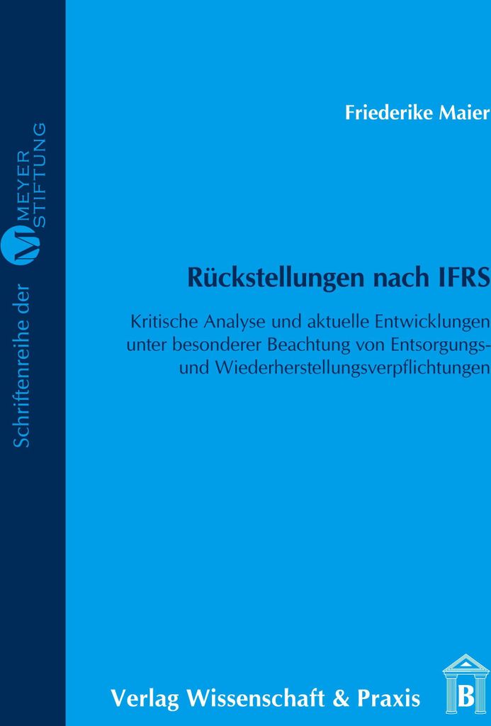 Rückstellungen nach IFRS.
