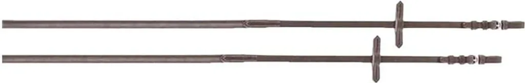 Rênes T.de.t Super Grip Smooth 13 mm Argent Full pour Cheval de Sport