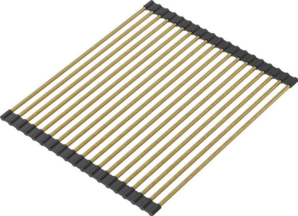 QUADRON Spülbeckenmatte aus Silikon und Stahl | Größe 43 x Produktbild 