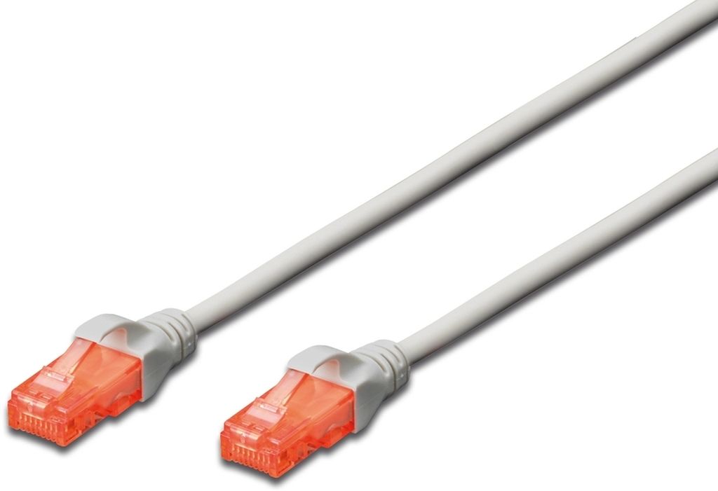 DIGITUS Patchkabel Kat. 6 U/UTP 15,0 m grau