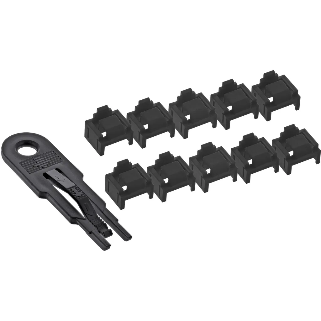 InLine 55722I LAN-Portblocker (10 pz) - Sicurezza Fisica RJ45