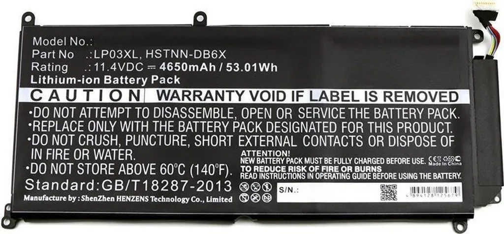 Batterie pour HP ProBook MBXHP-BA0137 idéale pour Télétravail et Voyage