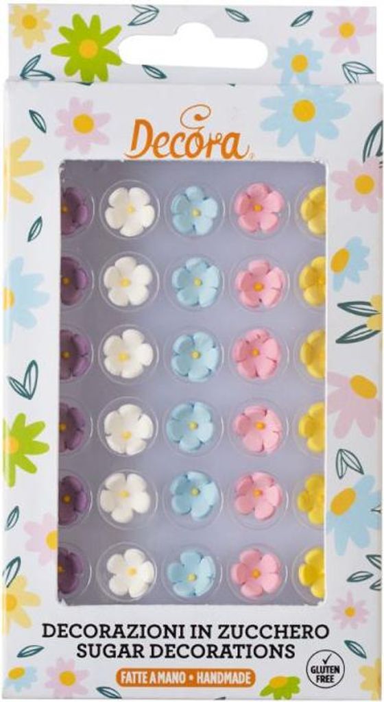 Zuckerdekor Miniblumen, 30St