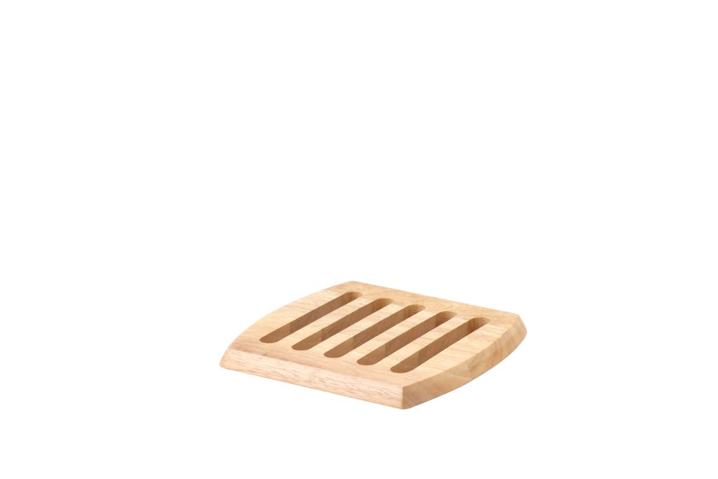 CONTINENTA Untersetzer, Gummibaum 20x20x1,5 cm 3138 4017167313801 Vorteilset – 6 Stück – inkl. 4 Edelstahl-Trinkhalme