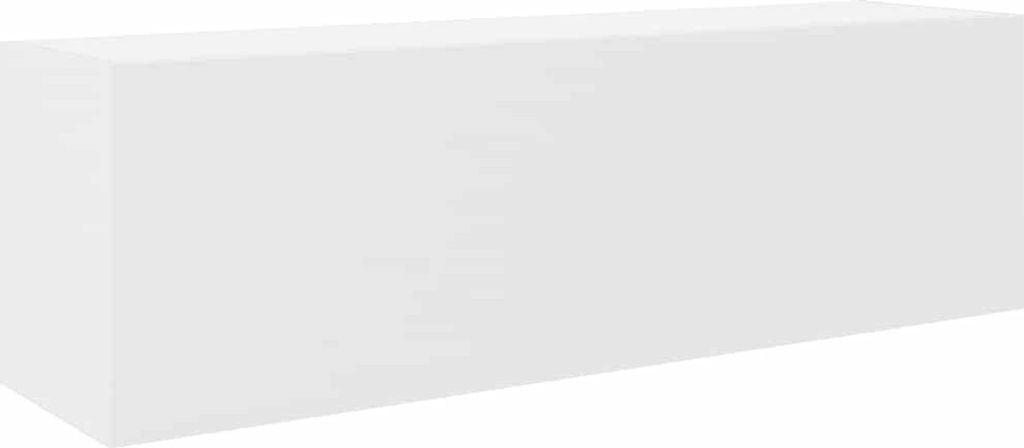 Mobile da Bagno a Parete Bianco 100x25x30 cm in Truciolato Immagine del prodotto 