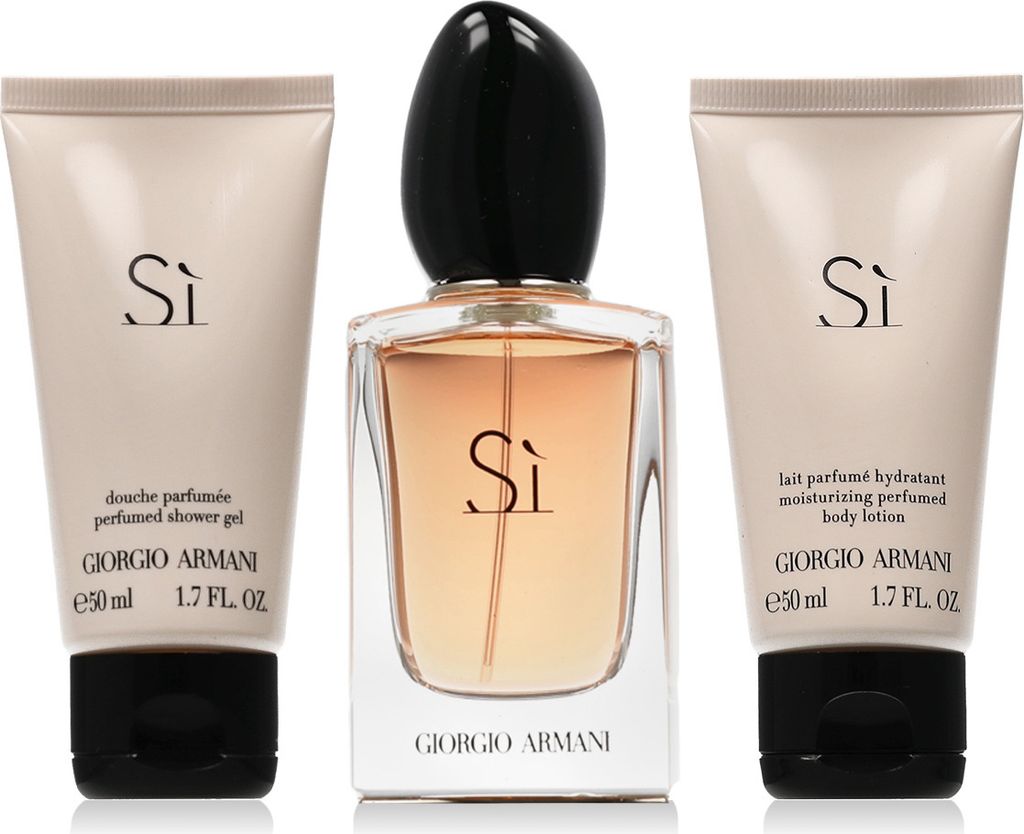 Giorgio Armani Sì EDP 50 ml + SG 50 ml + BL 50 ml (woman)
