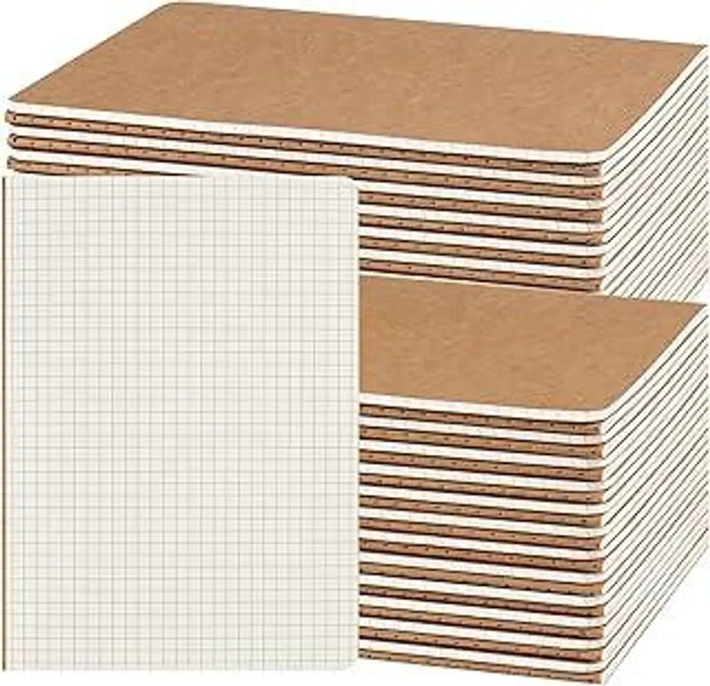 Set 48 Quaderni A5 ZCZN Quadretti: Soluzione Office e Scuola Professionale