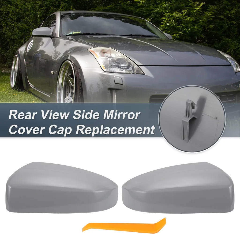 Réparer Miroir Nissan Sentra 2007-2012 - Coques Rétroviseur Gris Set