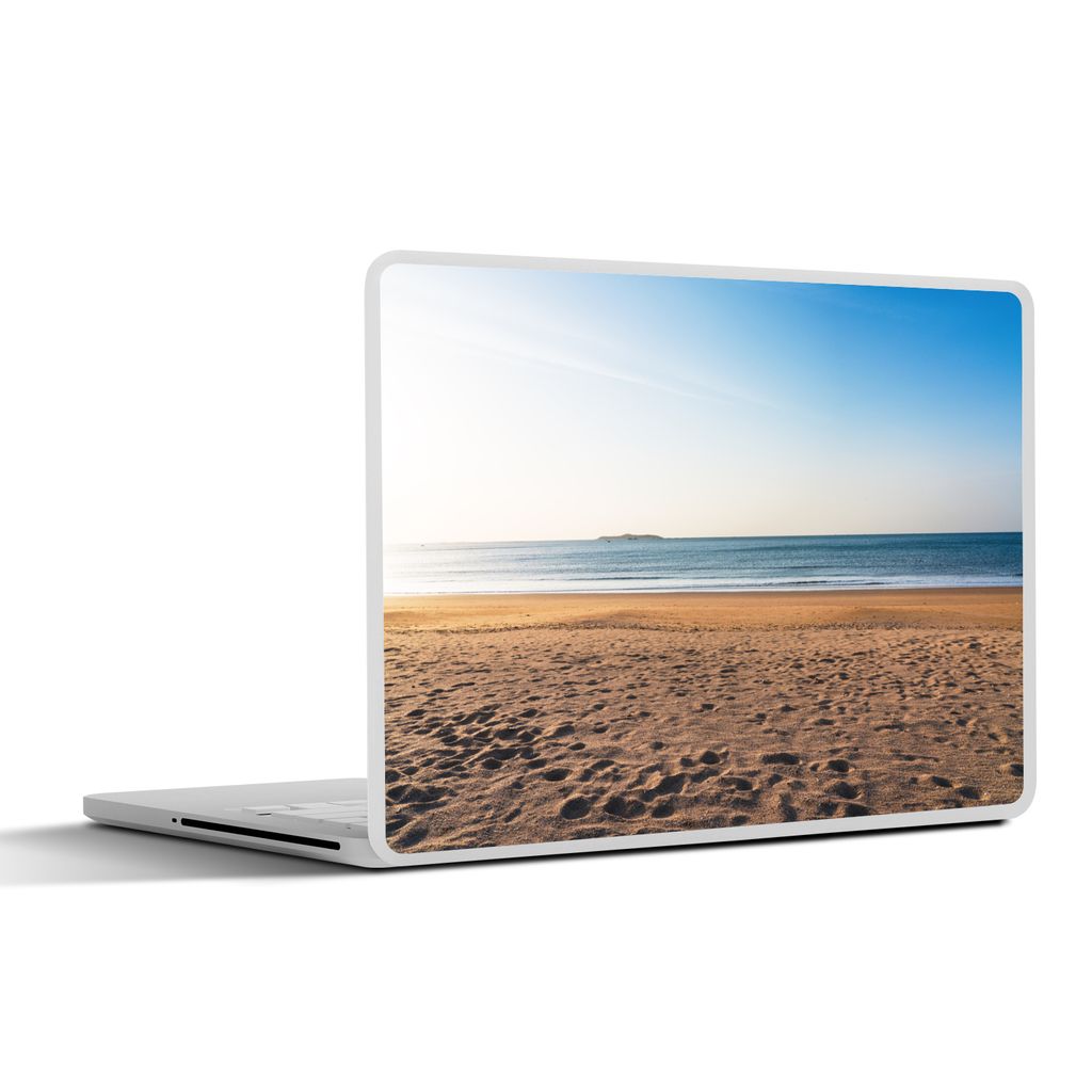 MuchoWow Laptop Aufkleber Sticker Cover Strand - Licht - Sommer 30x21 cm - Sticker für Laptop - Selbstklebend