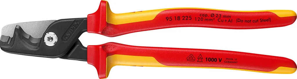 Cesoia KNIPEX StepCut XL 9518225 | Taglio Cavi 120mm² Isolamento VDE - 9