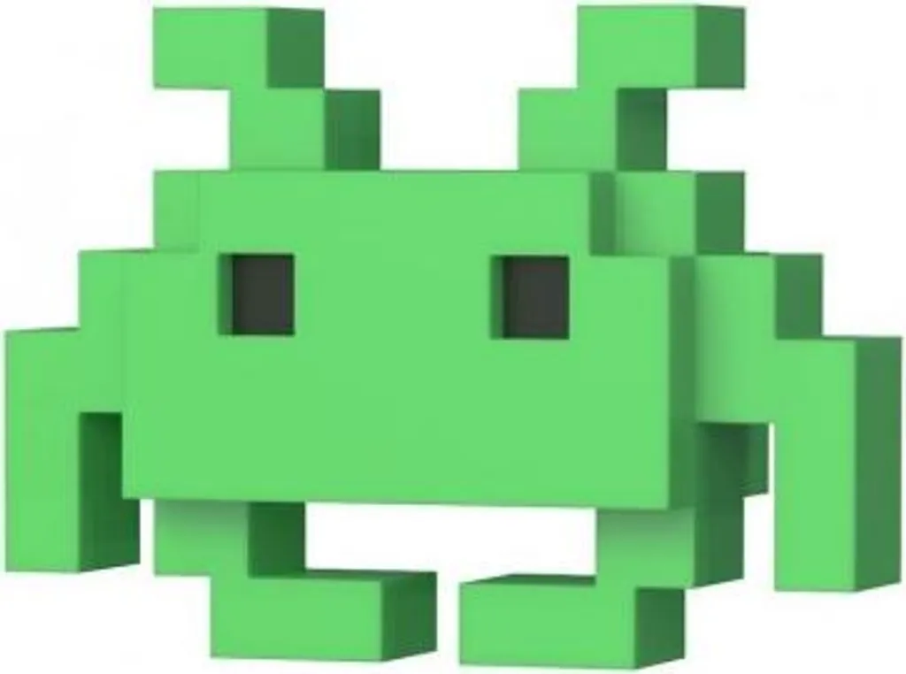 Décoration bureau Funko POP Space Invaders 8-Bit pour setup gaming pro
