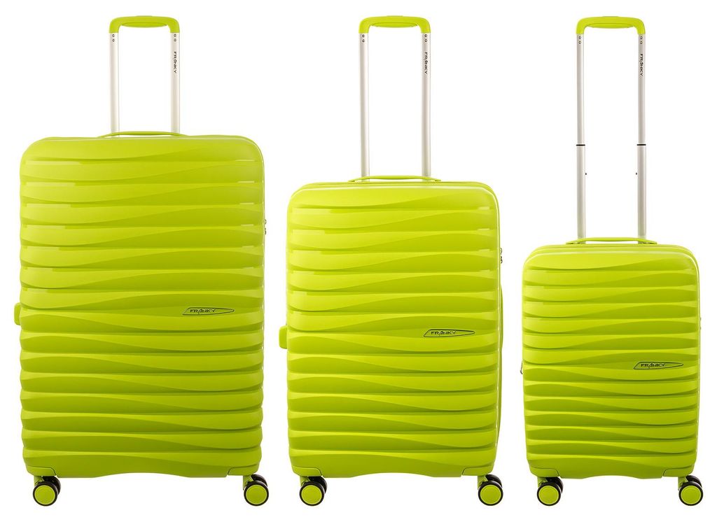 Franky PP18 Trolley Hartschalenkoffer 3er SET Spinner Gr. Produktbild 