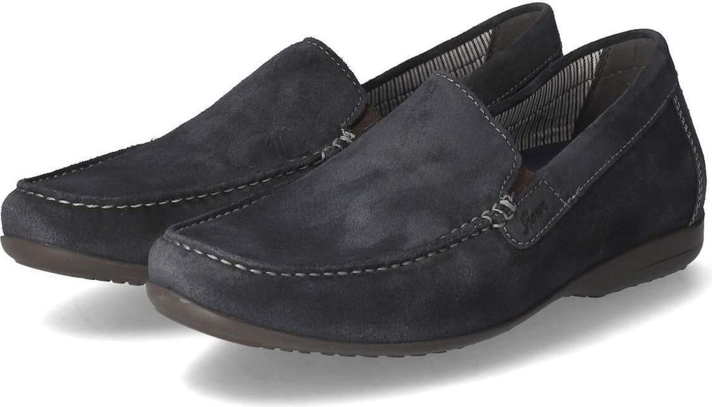 Sioux Herren Slipper/ Mokassins GIUMELO Blau Produktbild 