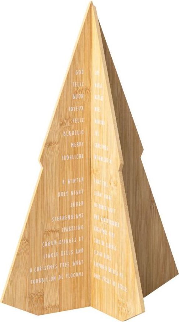 Holztanne "Fröhliche Weihnachten"