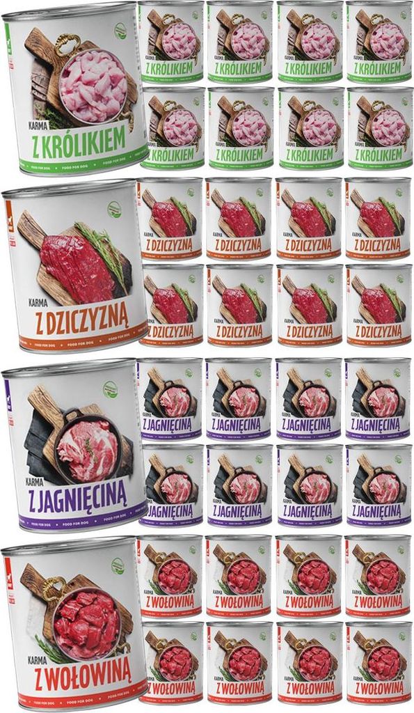 TufTuf | Krmivo pre psov – rôzne príchute – súprava mokrého Obrázok produktu 