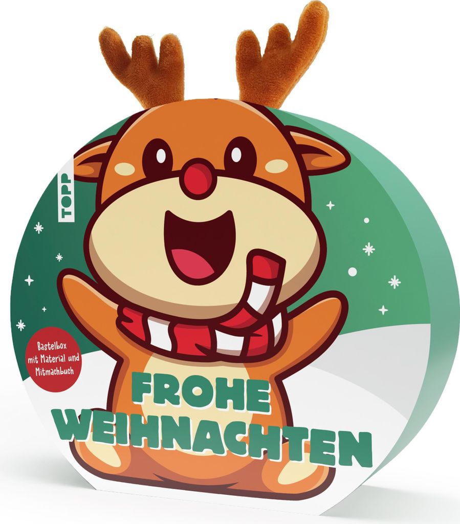 TOPP Bastelbox Weihnachten. Mit Anleitungen, Bastelmaterial und Mitmachbuch