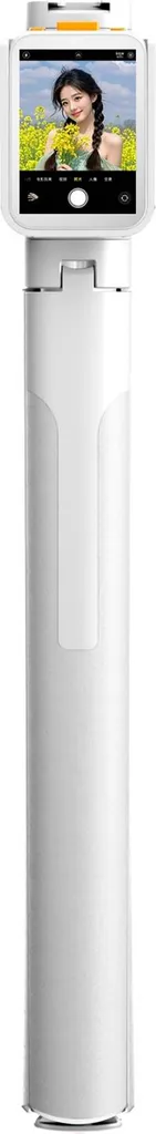 Trépied Smartphone Blanc INF avec Écran Connecté et Télécommande BT