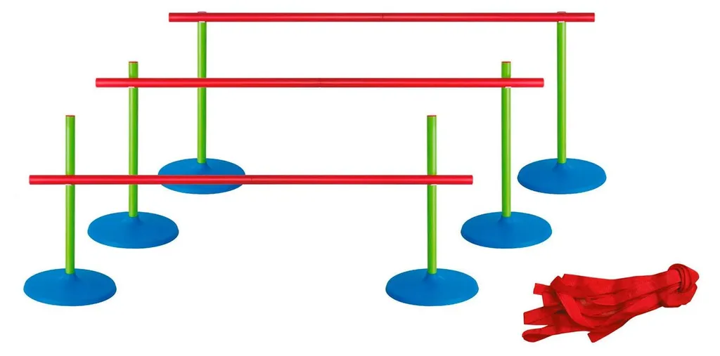 Haies Playfun 23 pièces : fini l'ennui avec ce parcours sport ajustable
