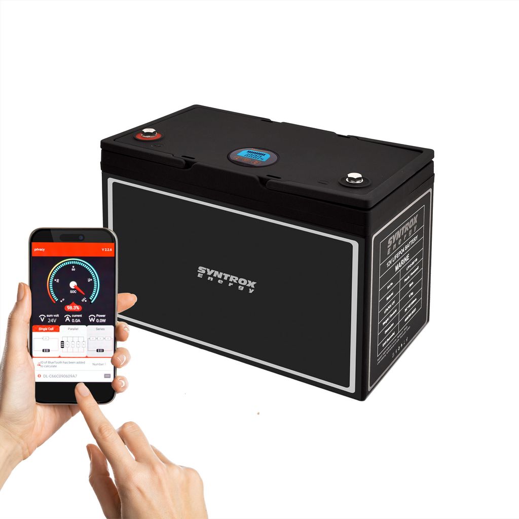 24V LiFePO4 Akku BMS + Bluetooth + Display / Platin Platin 24V 50Ah mit Bluetooth Ja