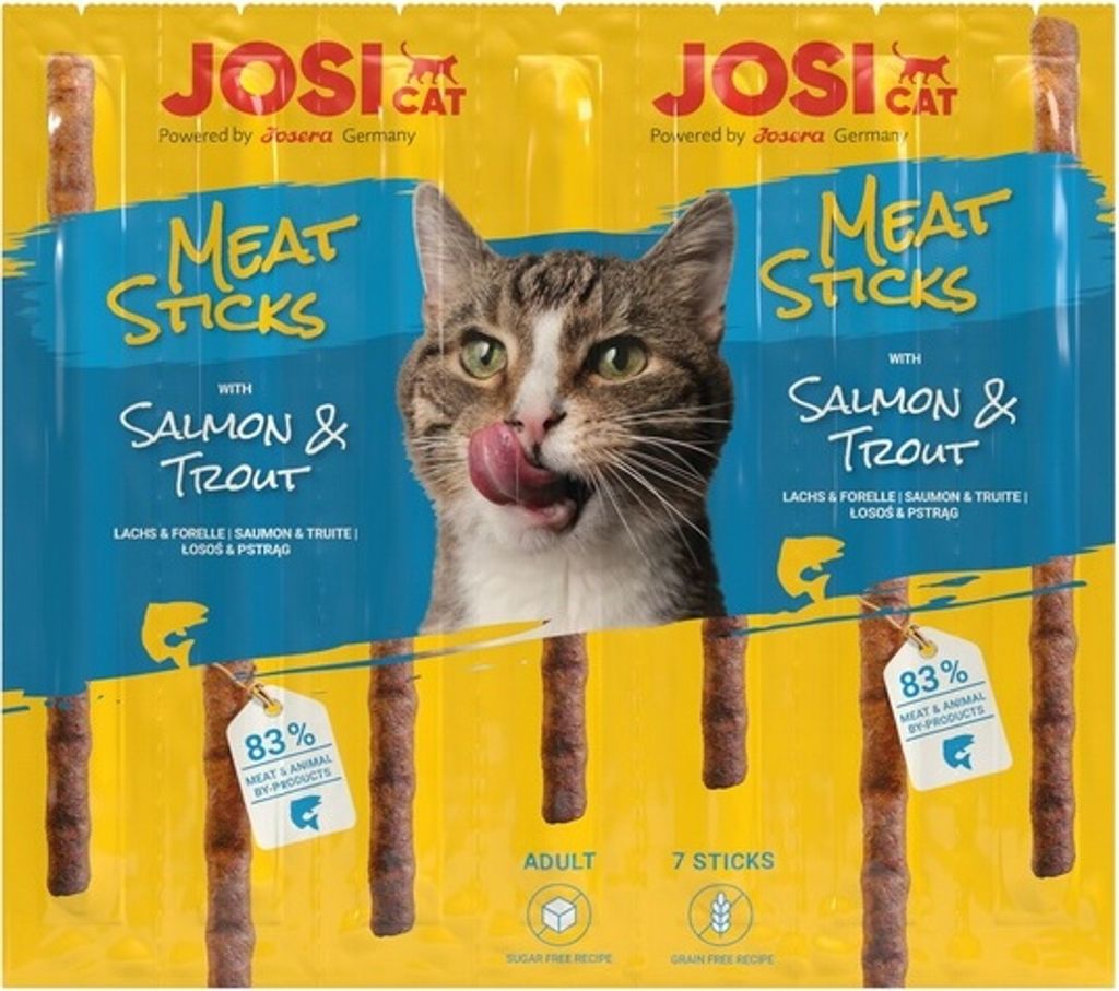 Josera JosiCat Meat Sticks Salmon & Trout 35g Zdjęcie produktu 