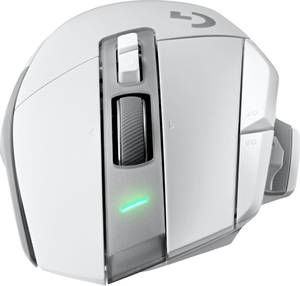 Logitech G G502 X PLUS, rechts, Optisch, RF Wireless, 25600 DPI, Weiß