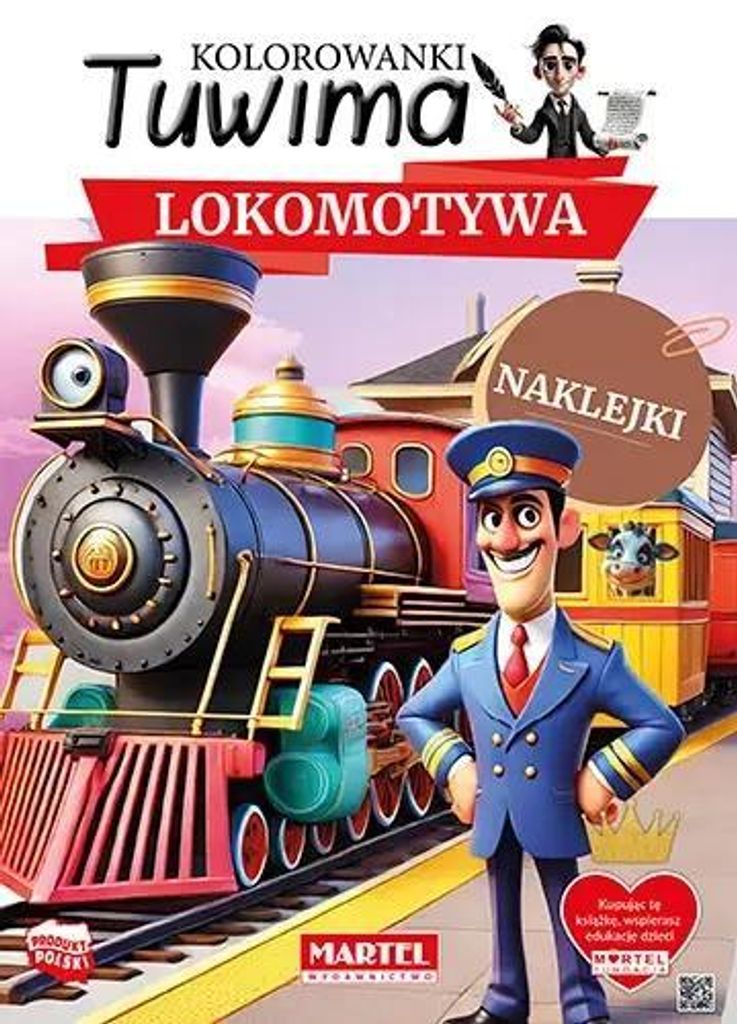 Tuwim-Malbuch. Lokomotive mit Aufklebern – Sammelwerk