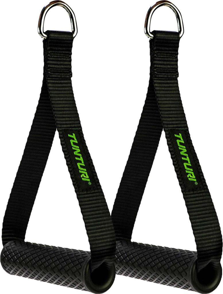 Tunturi Strap Handle - Kabelgriffe mit D-Ring - pro Paar - Produktbild 