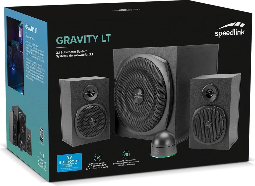 Recensione Speedlink GRAVITY LT 2.1 - Subwoofer System 80W Peak - 6