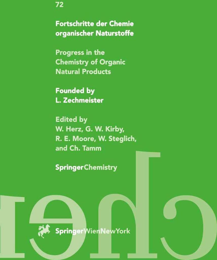 Fortschritte der Chemie organischer Naturstoffe / Progress in the Chemistry of Organic Natural Products