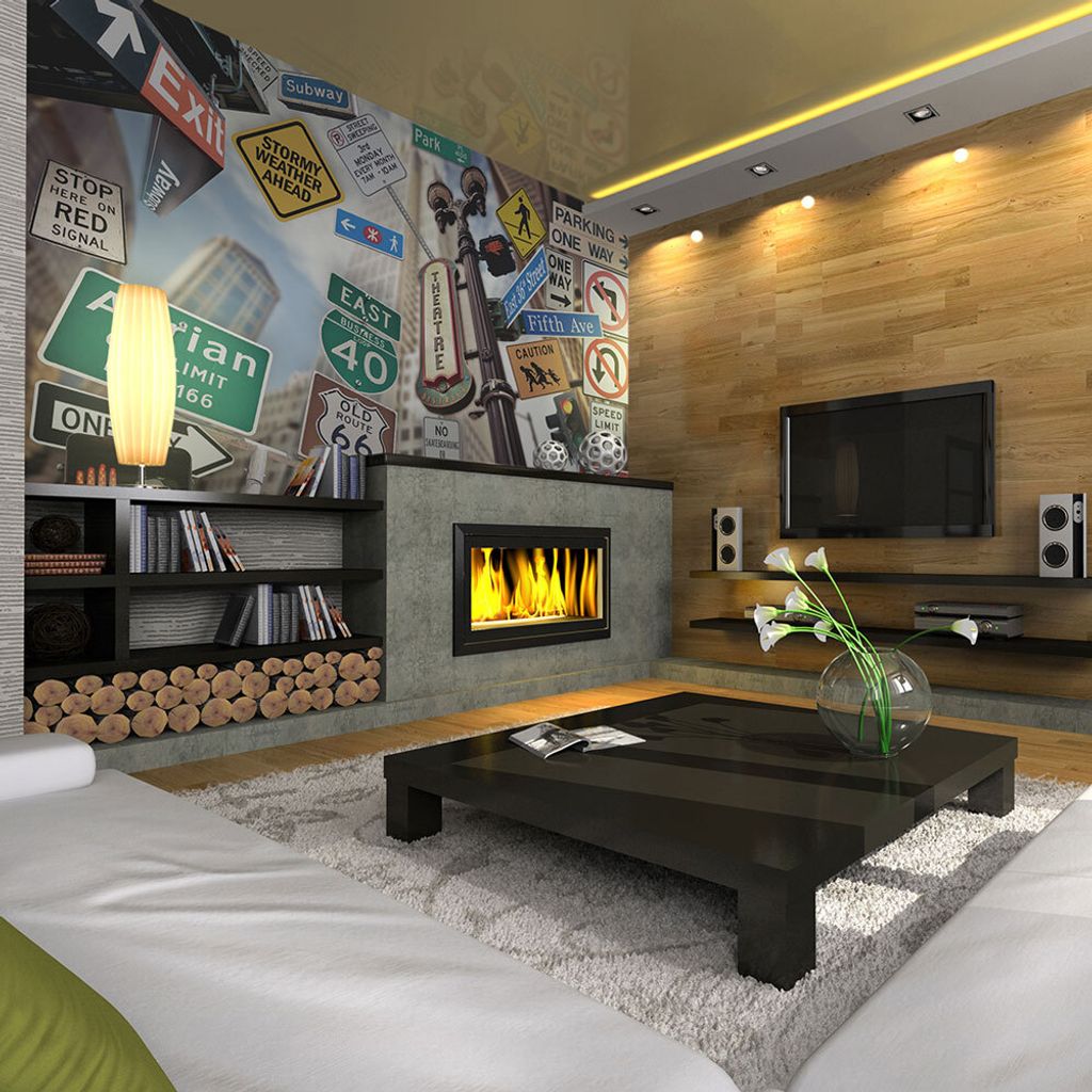 Basera Fototapete Street Art-Motiv 10040904-5, Vliestapete, 300x231 cm