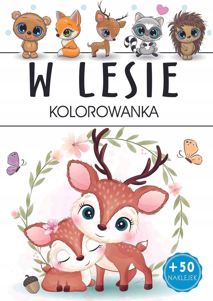 Im Wald Malbuch Mit Aufklebern Malbuch Mit Aufklebern