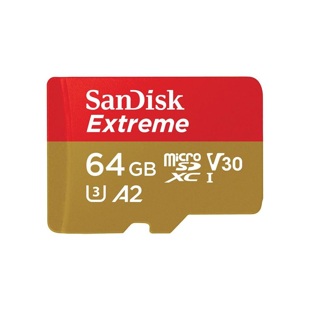 SD MicroSD Card 64GB SanDisk Extreme SDXC inkl. Adapter