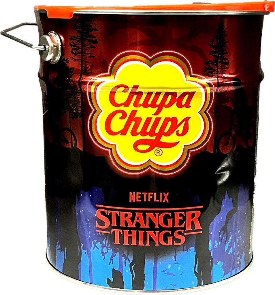 Chupa Chups Stranger Things 150 kusov lízaniek kovová Obrázok produktu 